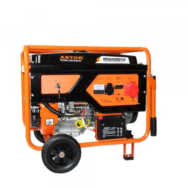 Benzīna ģenerators ASTOR BS-6500TE (trīsfāžu) Benzīna ģeneratori