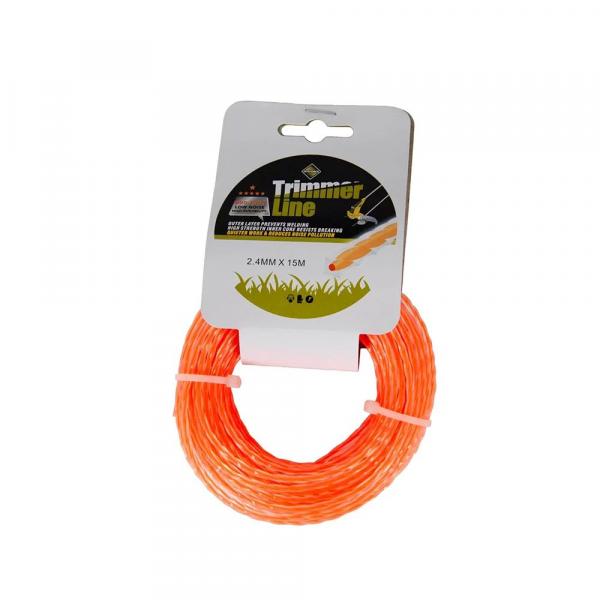 Griešanas trimmera aukla 2.4-15 DT Zāles pļāvēju/trimmera piederumi