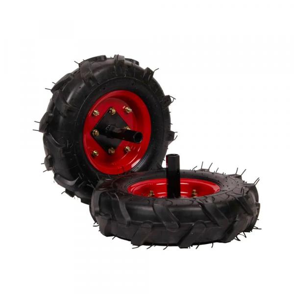 Gumijas riteņi GR-4.0/8 - 380 x 100 mm Kultivatoru/motobloku piederumi