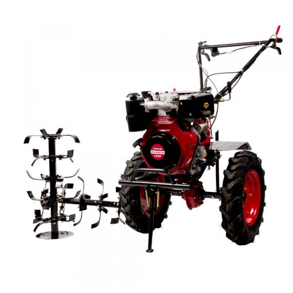 Dīzeļdzinēja kultivators-motobloks RIDER R-1350E/3 Dīzeļkultivatori/motobloki